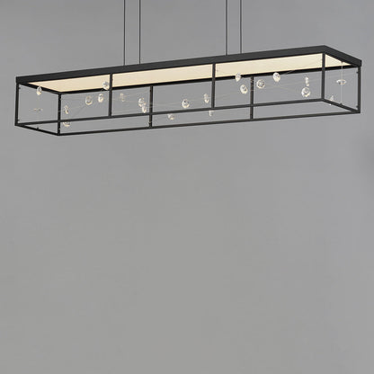 Entanglement LED Linear Pendant Light in Detail.