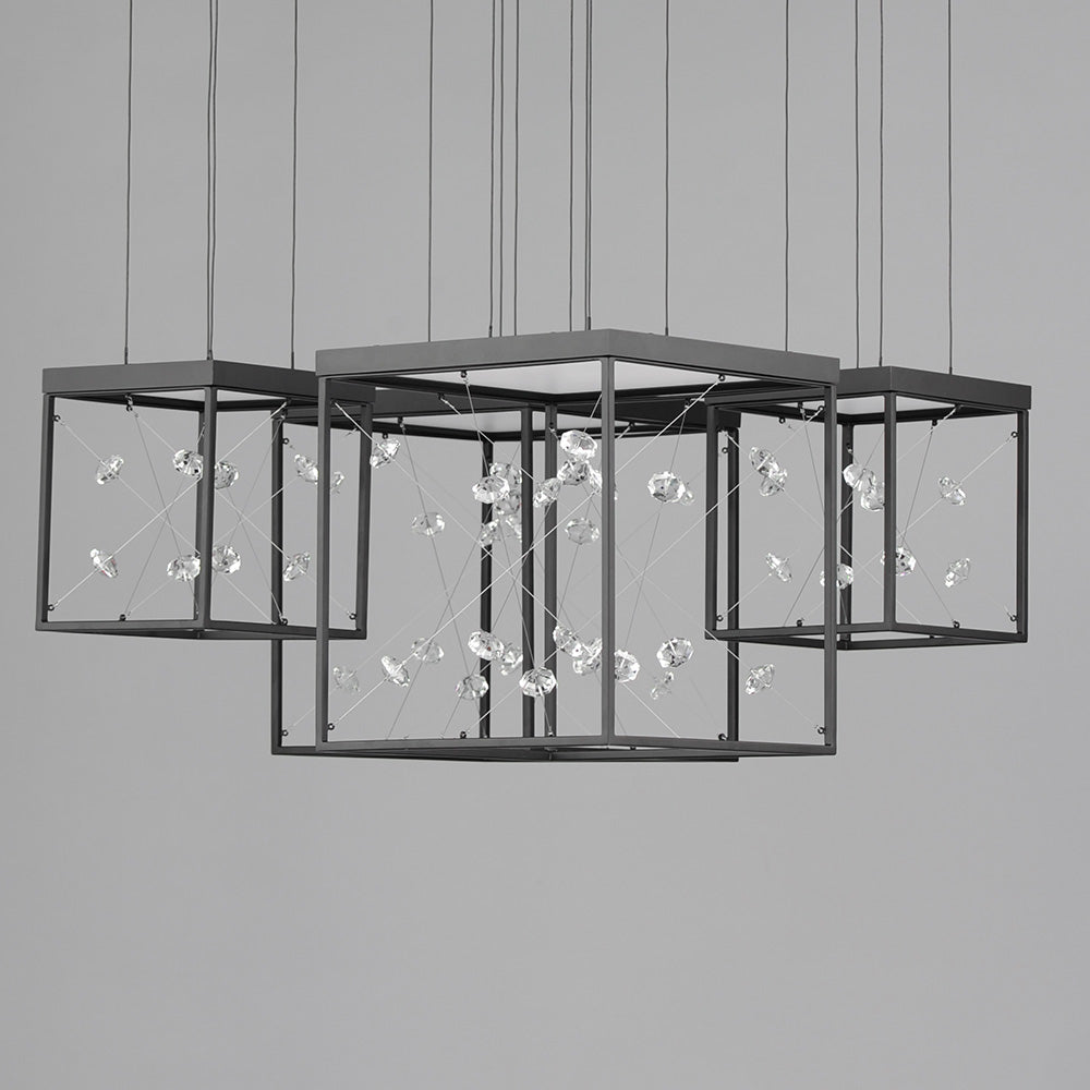 Entanglement LED Multi Light Pendant Light in Detail.
