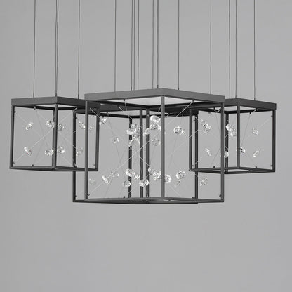 Entanglement LED Multi Light Pendant Light in Detail.