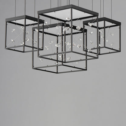 Entanglement LED Multi Light Pendant Light in Detail.