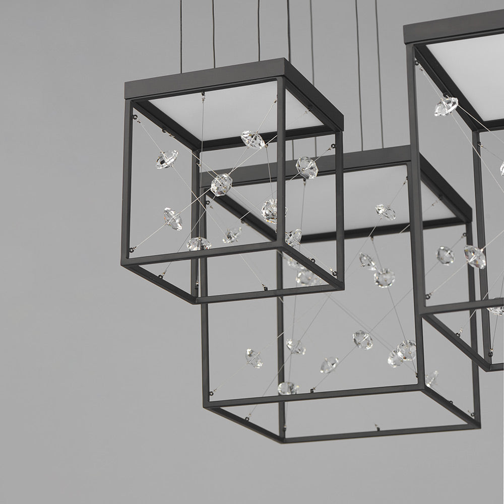Entanglement LED Multi Light Pendant Light in Detail.