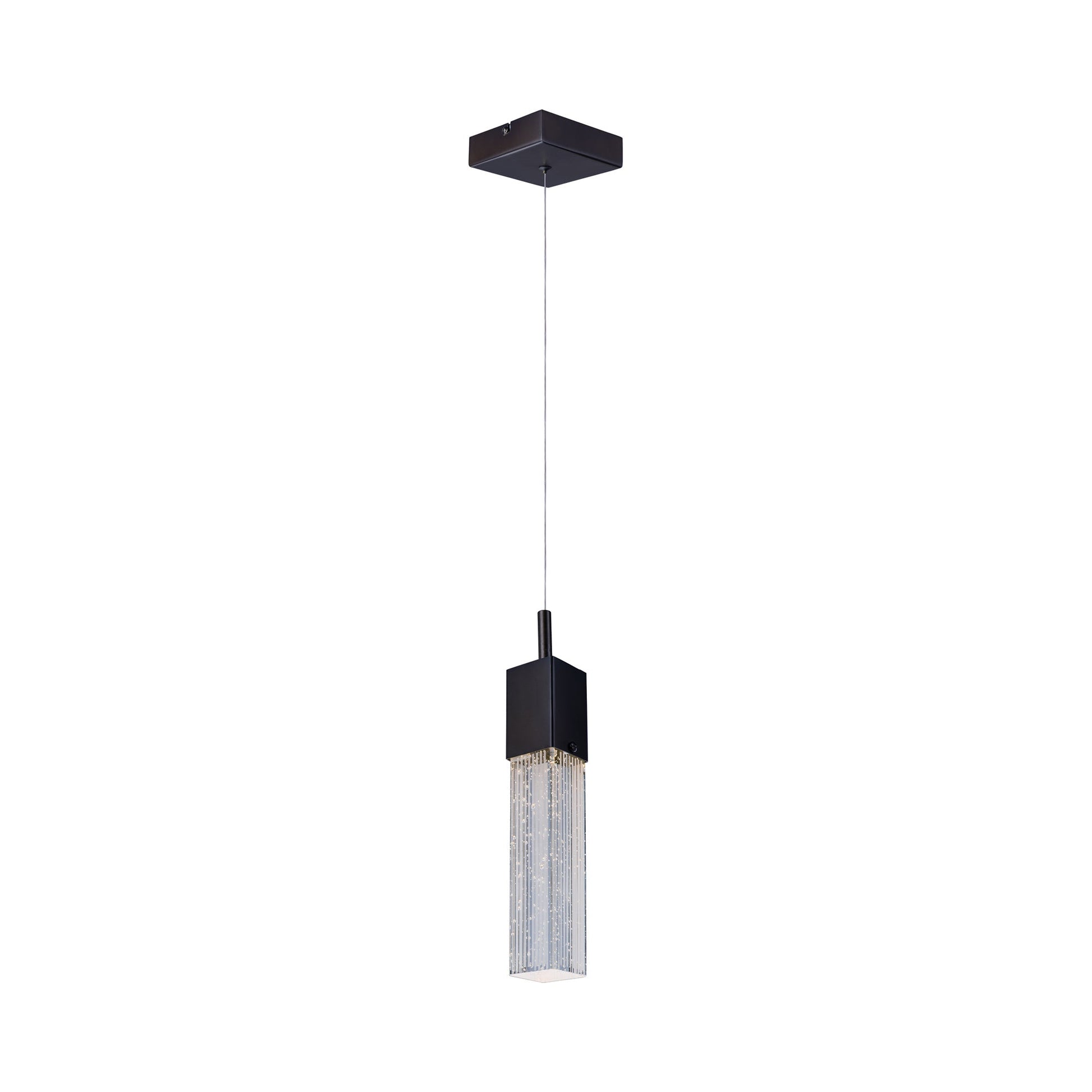 Fizz III LED Mini Pendant Light in Bronze.