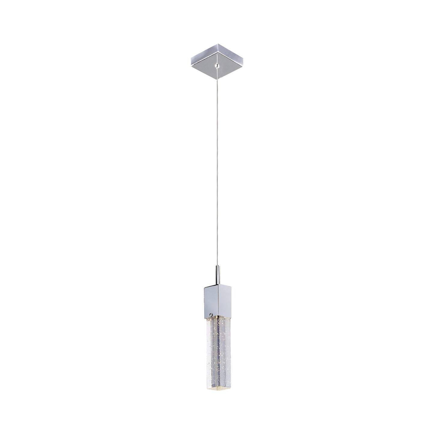 Fizz III LED Mini Pendant Light in Polished Chrome.