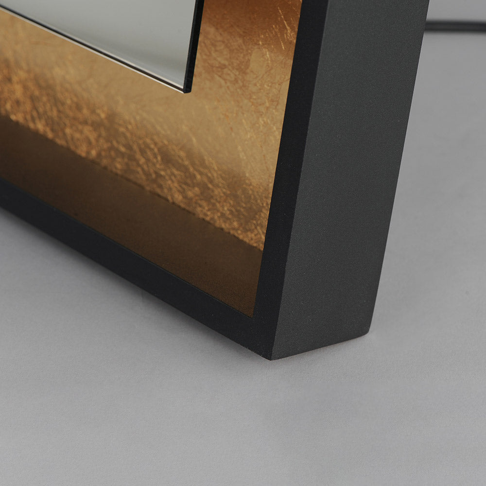 Floating LED Floor Mirror in Detail.