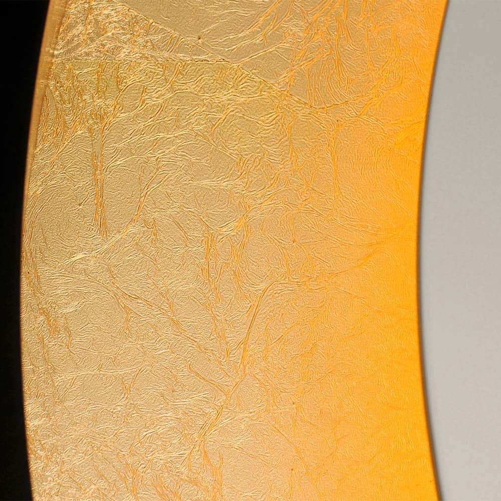 Floating Round LED Wall Mirror in Detail.