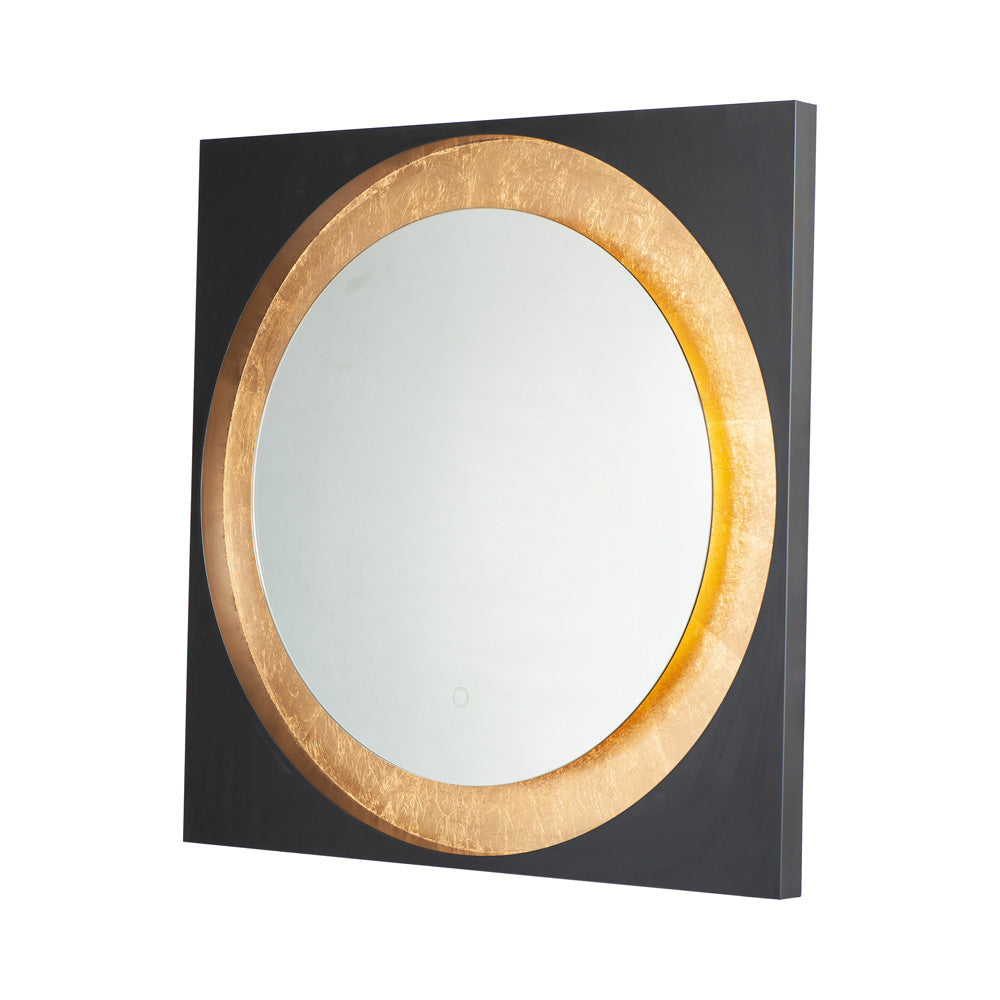 Floating Square LED Wall Mirror.
