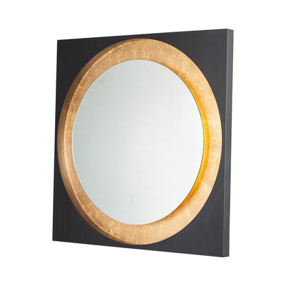 Floating Square LED Wall Mirror.