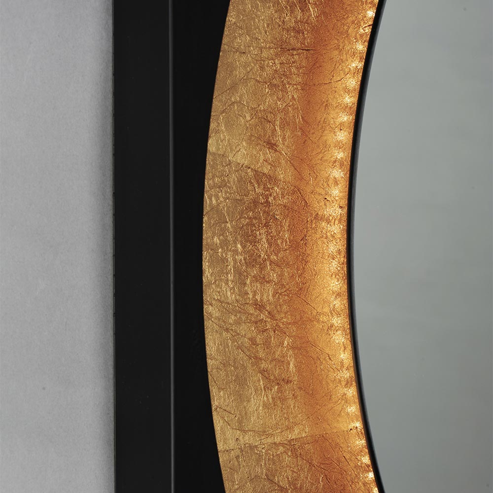 Floating Square LED Wall Mirror in Detail.