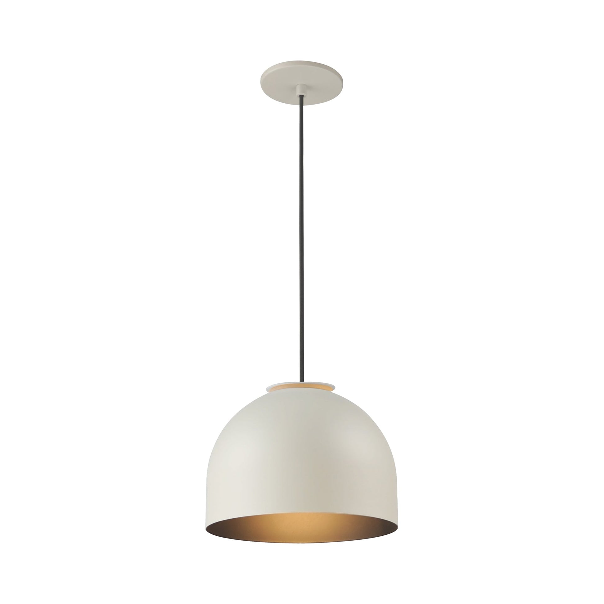 Foster Pendant Light in Grey/Black (Small).