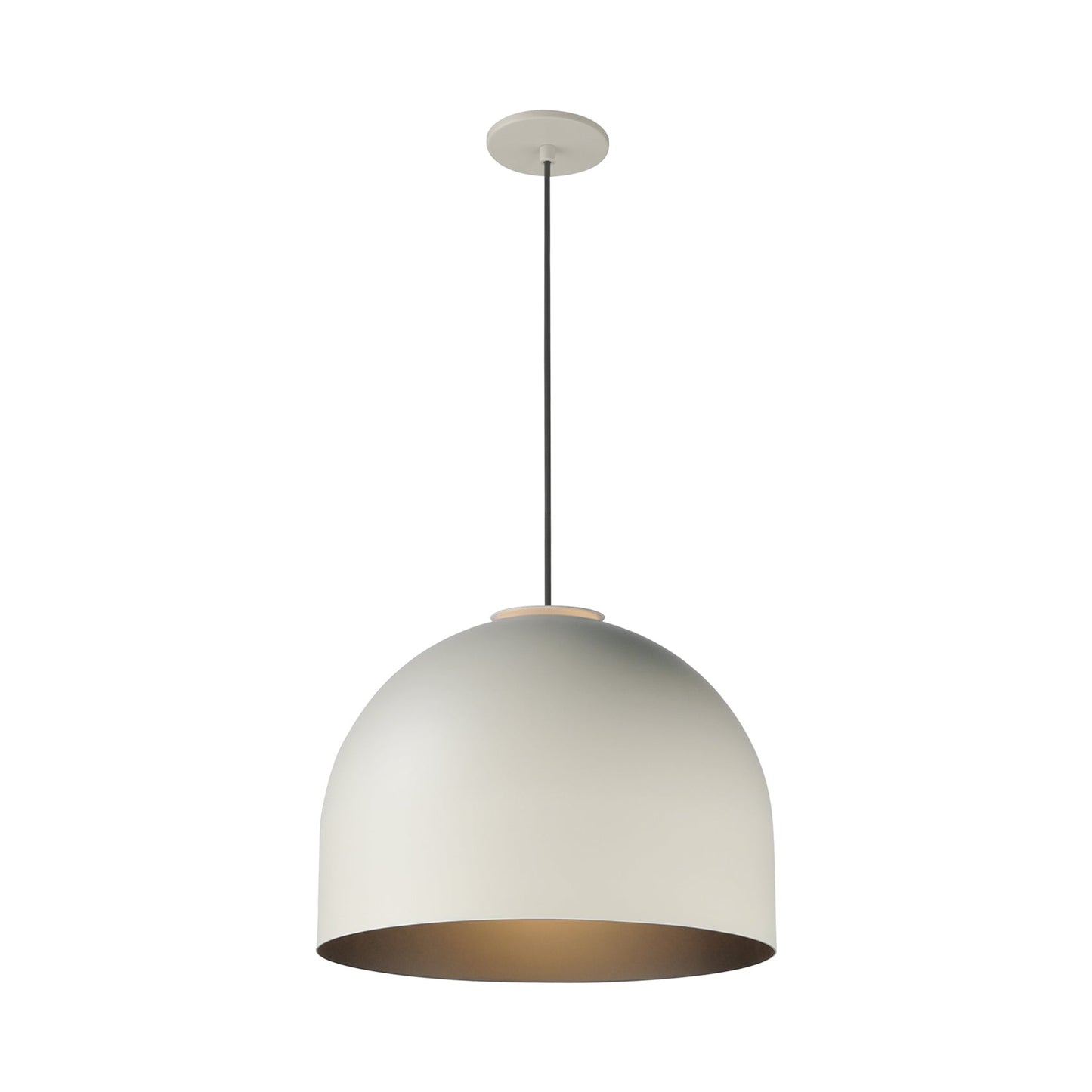 Foster Pendant Light in Grey/Black (Medium).