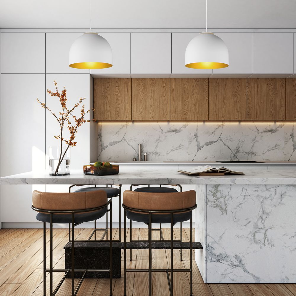 Foster Pendant Light in kitchen.