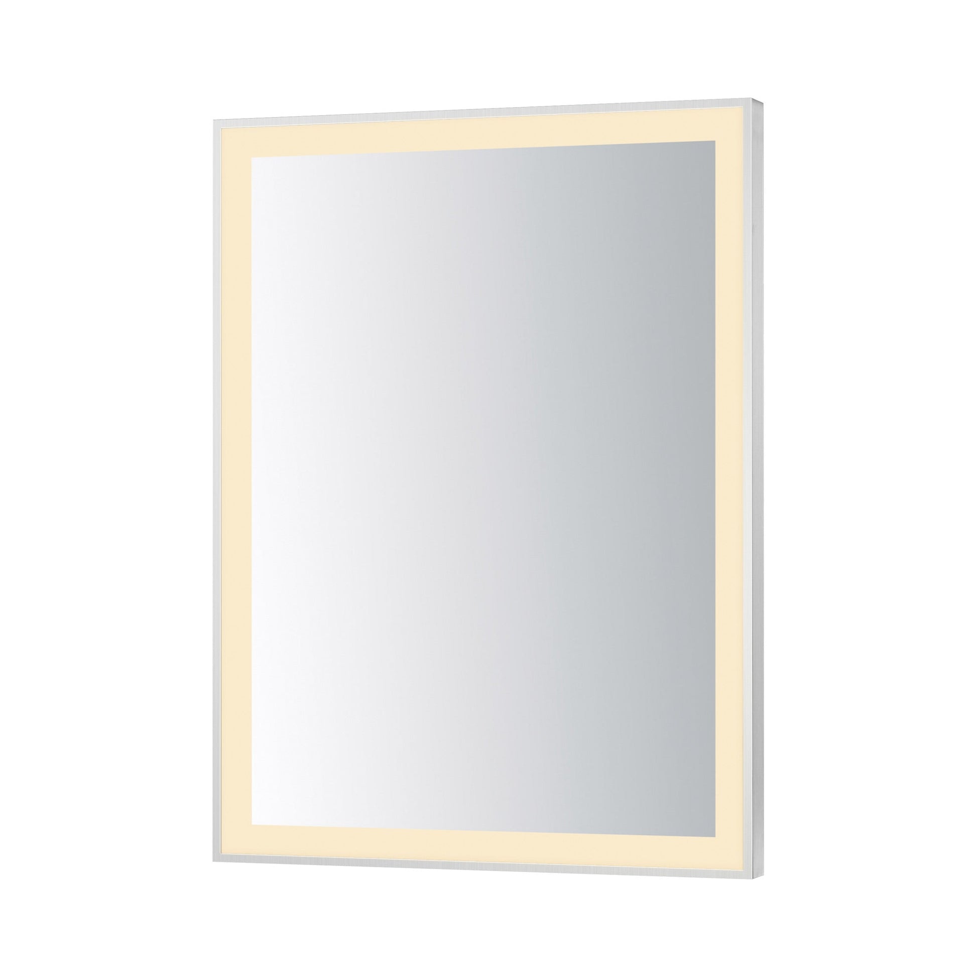 Framed LED Wall Mirror.
