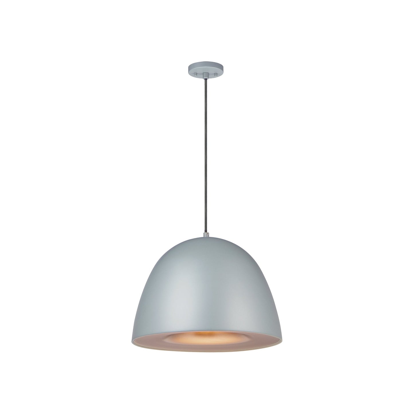 Fungo LED Pendant Light in Dark Gray/Coffee (Small).
