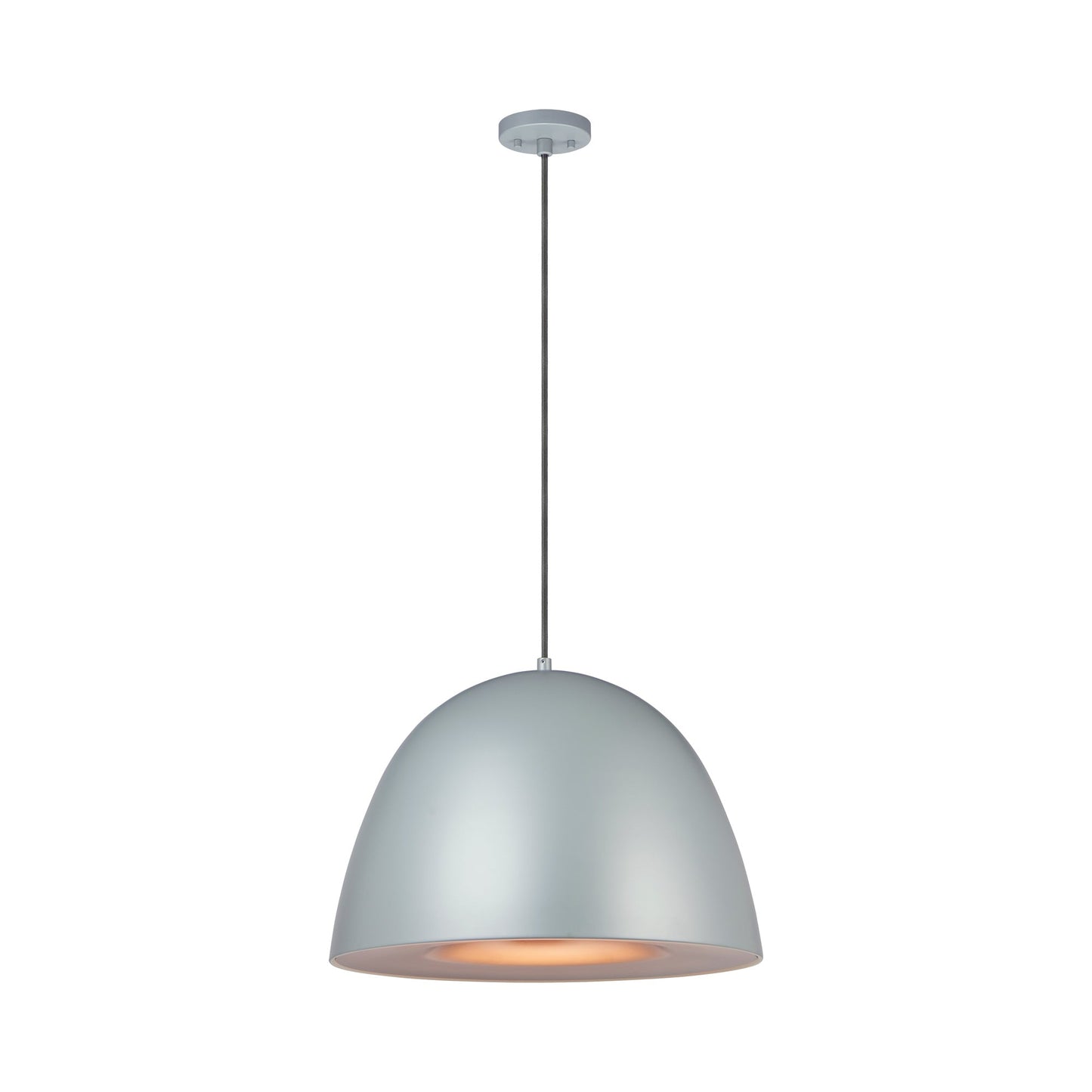 Fungo LED Pendant Light in Dark Gray/Coffee (Large).