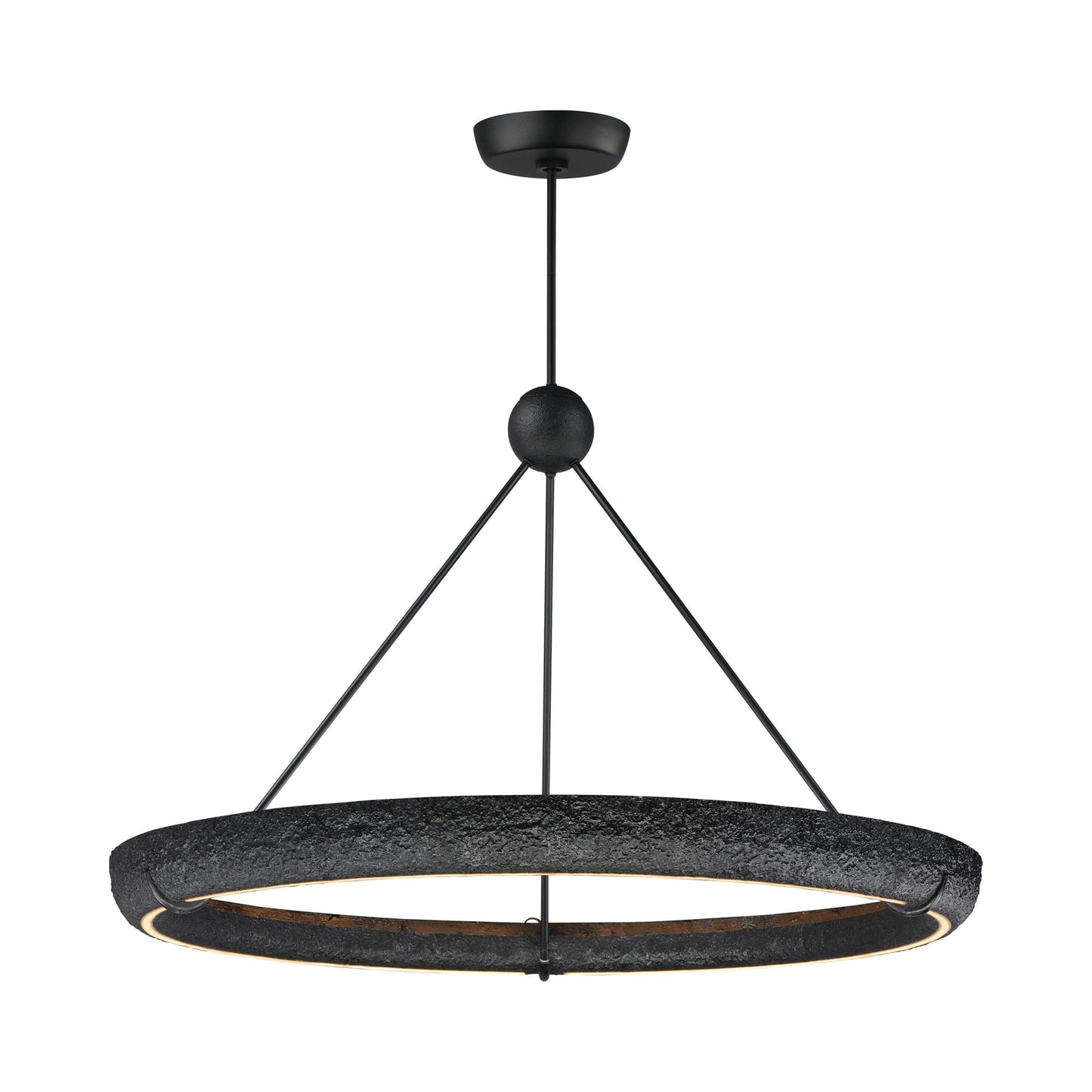 Geist LED Pendant Light in Black (47.25-Inch).