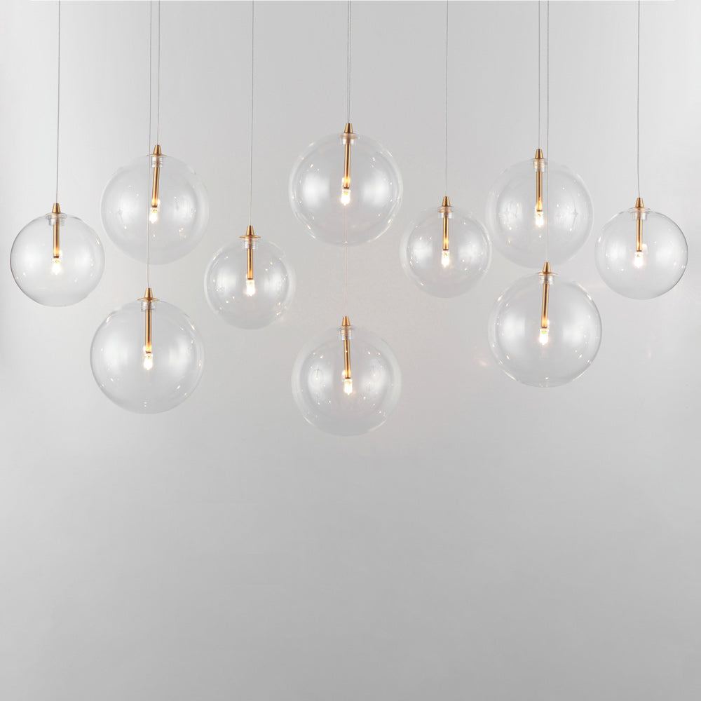 Global Linear Pendant Light in Detail.