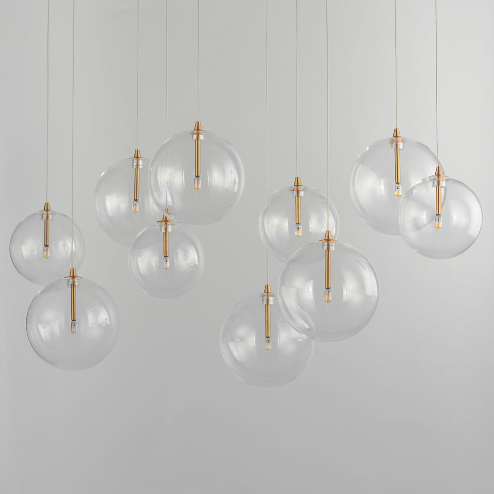 Global Linear Pendant Light in Detail.