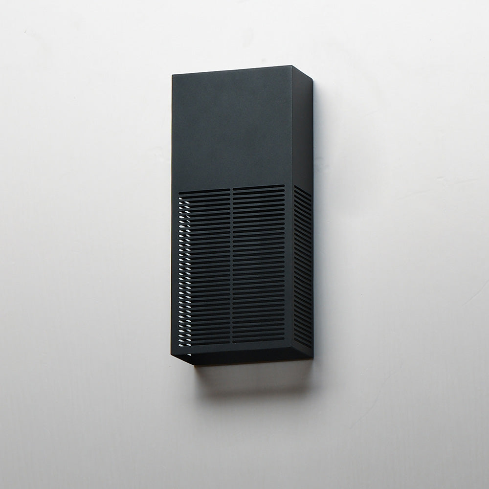 Grate Outdoor LED Single Wall Light in Detail.