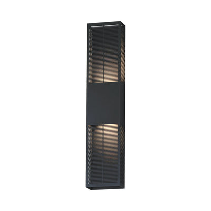 Grate Outdoor LED Wall Light in Black (30-Inch).