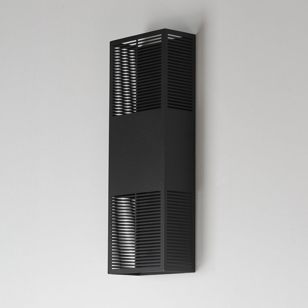 Grate Outdoor LED Wall Light in Detail.
