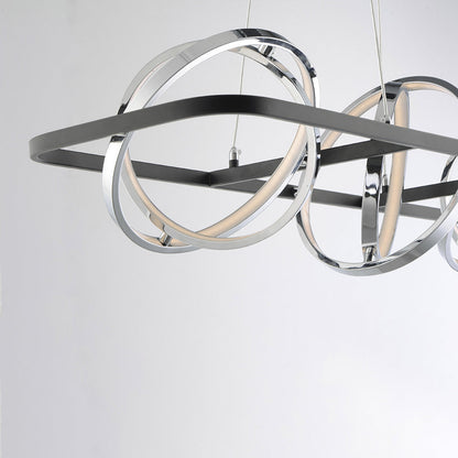 Gyro II LED Linear Pendant Light in Detail.