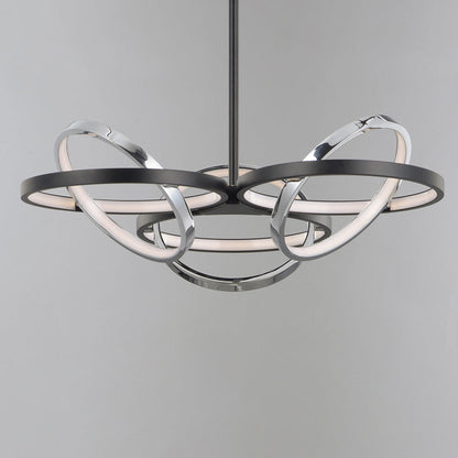Gyro II LED Multi Light Pendant Light in Detail.