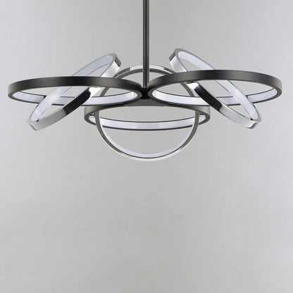 Gyro II LED Multi Light Pendant Light in Detail.