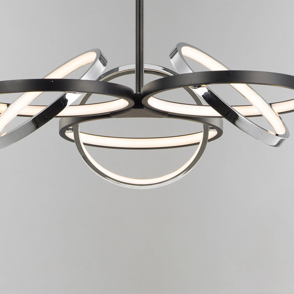 Gyro II LED Multi Light Pendant Light in Detail.