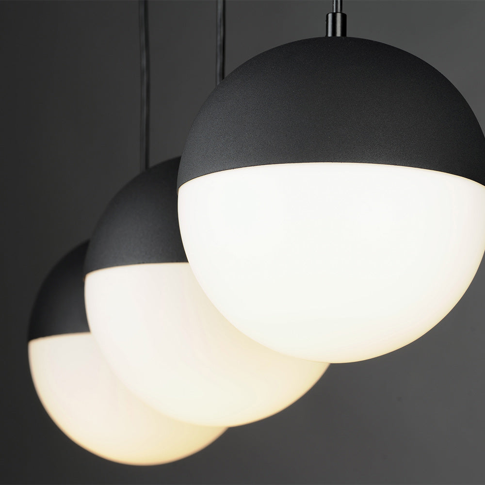 Half Moon Linear Pendant Light in Detail.