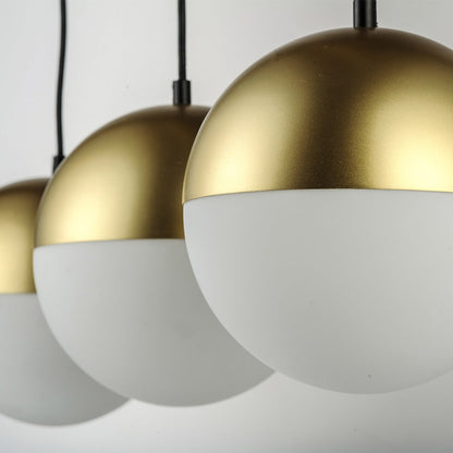 Half Moon Linear Pendant Light in Detail.