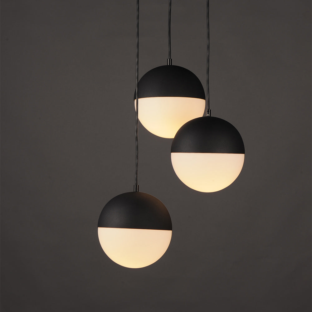 Half Moon Multi Light Pendant Light in Detail.