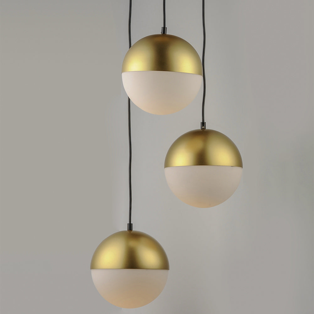 Half Moon Multi Light Pendant Light in Detail.