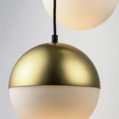 Half Moon Multi Light Pendant Light in Detail.