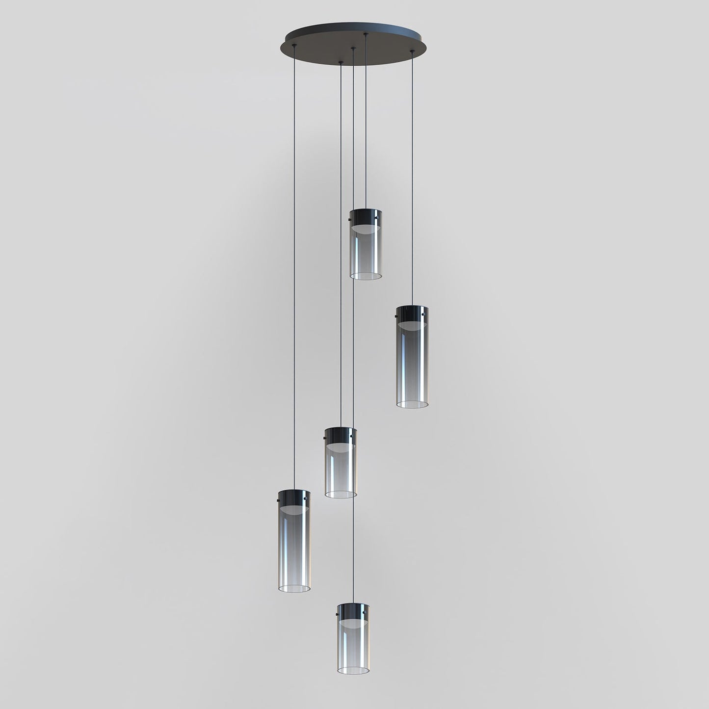 Highball LED Multi Light Pendant Light in Detail.