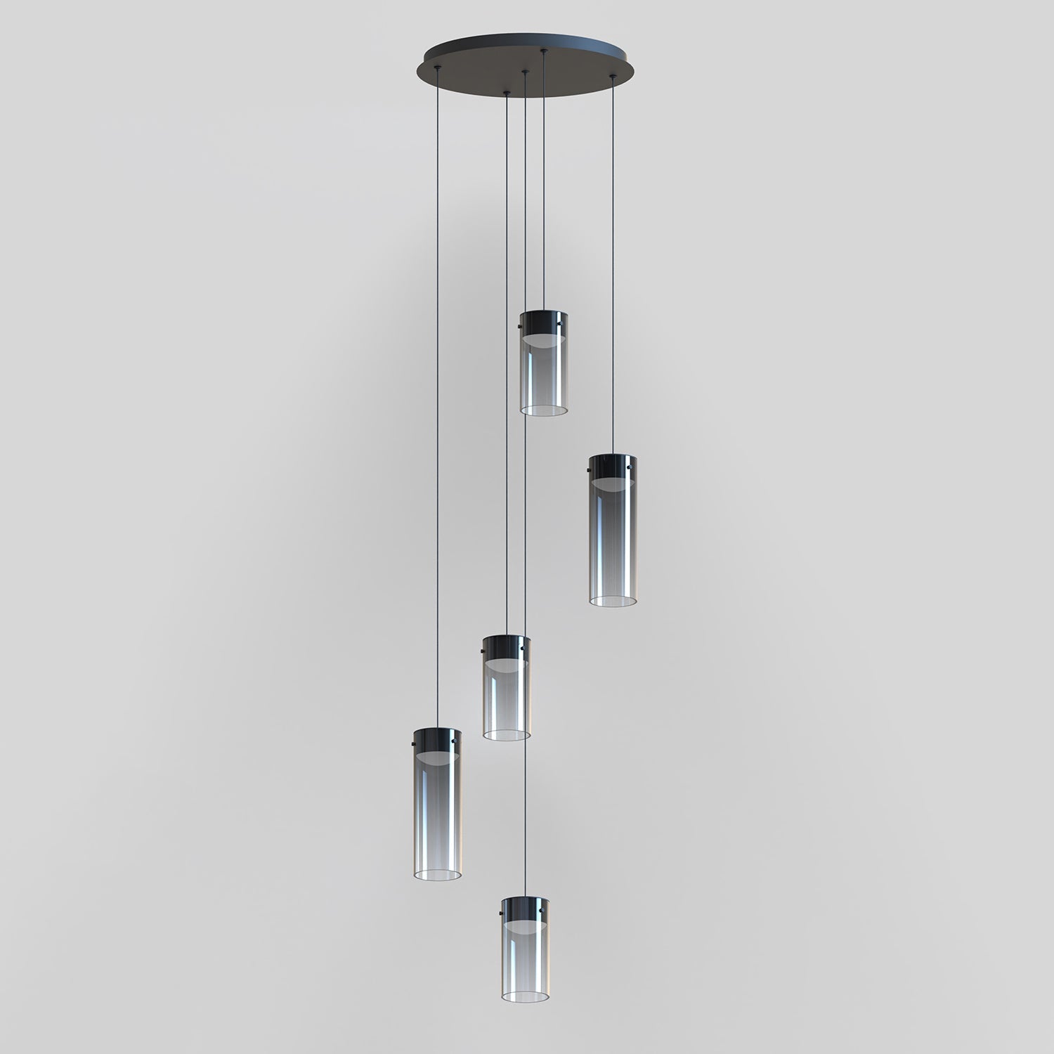 Highball LED Multi Light Pendant Light in Detail.