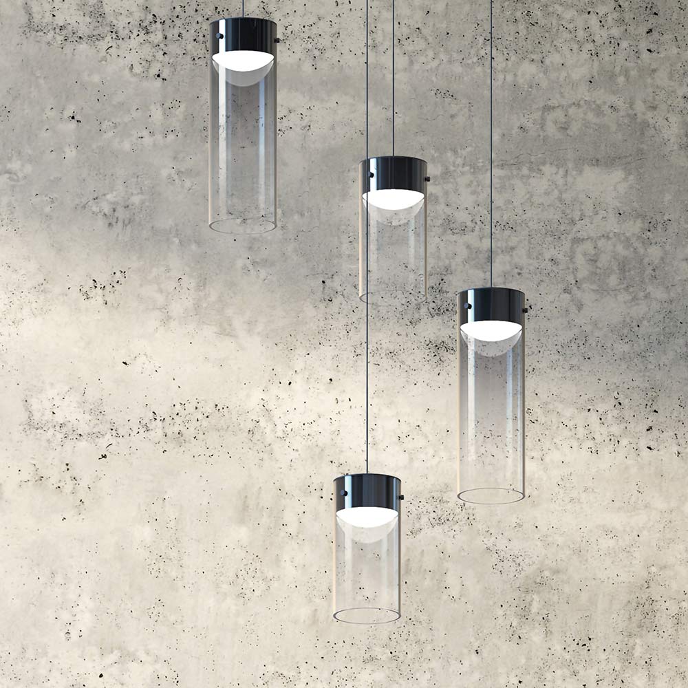 Highball LED Multi Light Pendant Light in Detail.