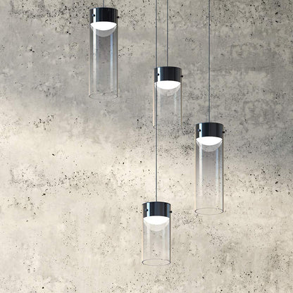 Highball LED Multi Light Pendant Light in Detail.