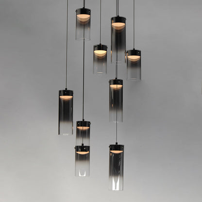 Highball LED Multi Light Pendant Light in Detail.