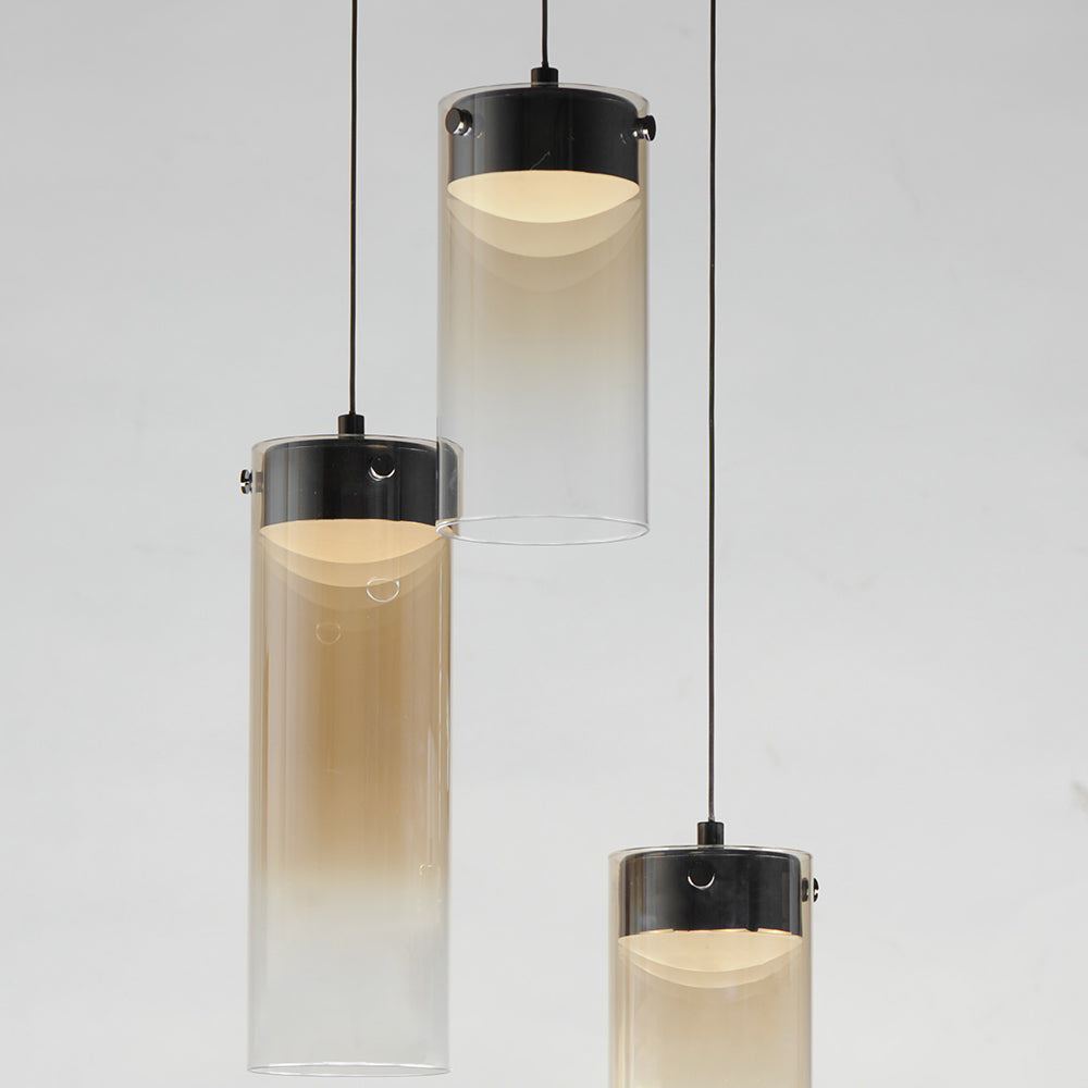 Highball LED Multi Light Pendant Light in Detail.