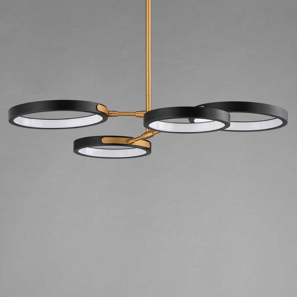 Hoopla LED Chandelier in Detail.