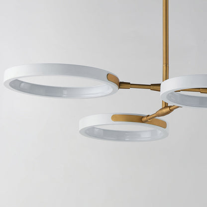 Hoopla LED Chandelier in Detail.