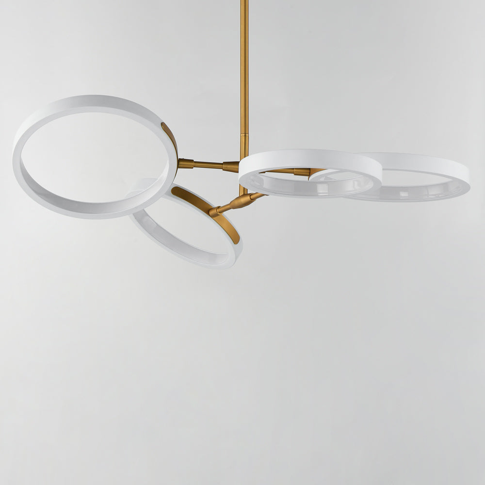 Hoopla LED Chandelier in Detail.