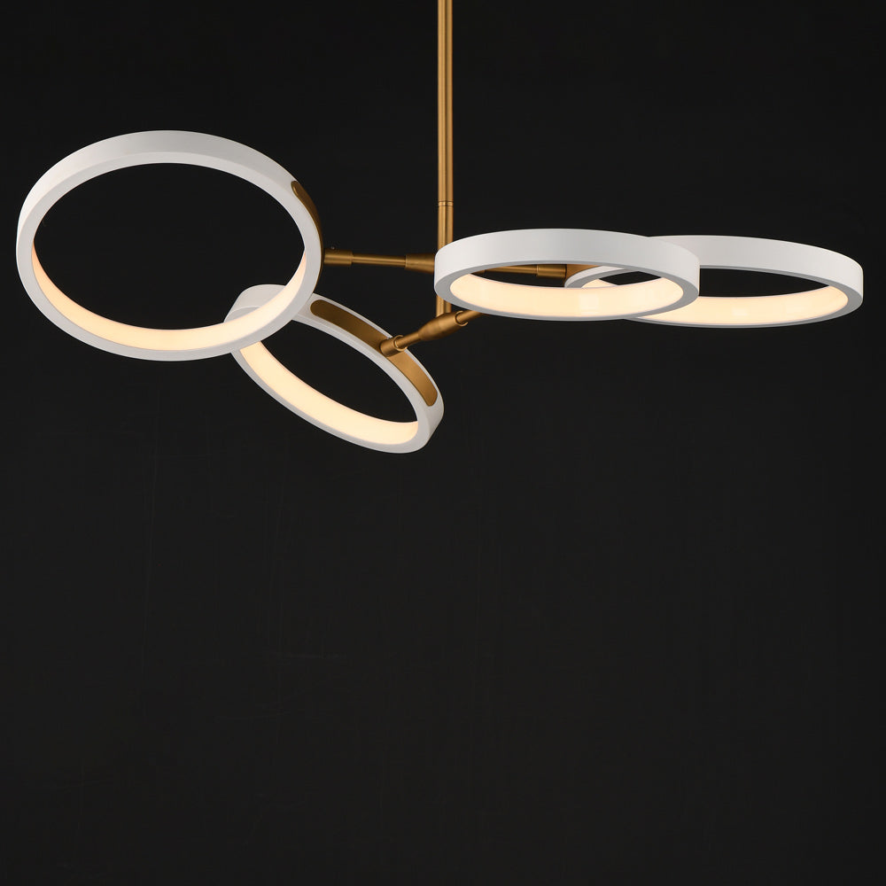 Hoopla LED Chandelier in Detail.
