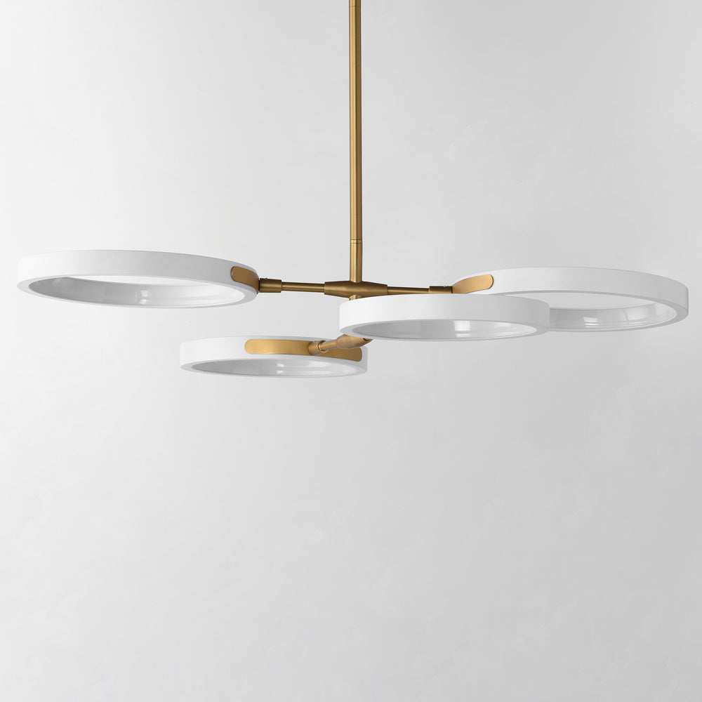 Hoopla LED Chandelier in Detail.