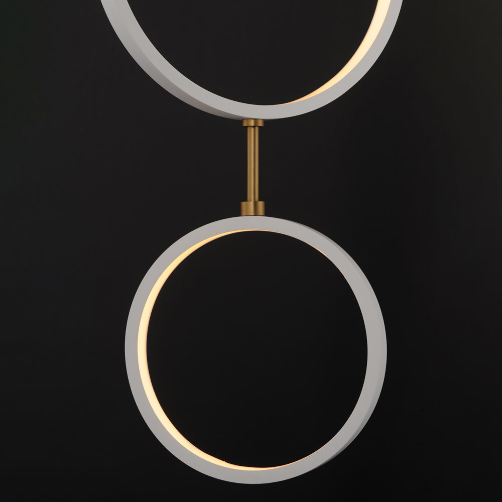 Hoopla LED Ring Pendant Light in Detail.