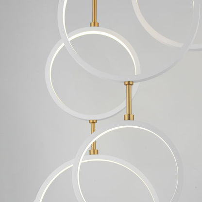 Hoopla LED Ring Pendant Light in Detail.