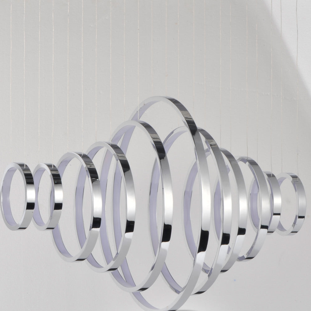 Hoops LED Linear Pendant Light in Detail.