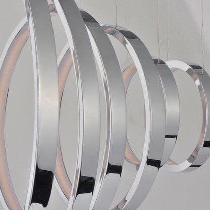 Hoops LED Linear Pendant Light in Detail.