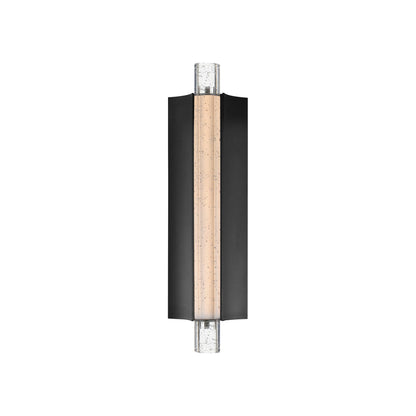 Hyperion LED Wall Light in Black (18-Inch).