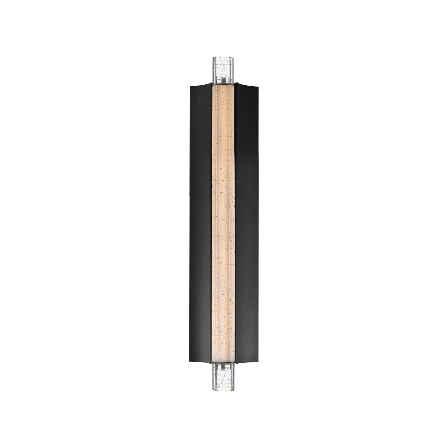 Hyperion LED Wall Light in Black (24-Inch).